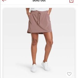 Target All In Motion Skort XS Brown
